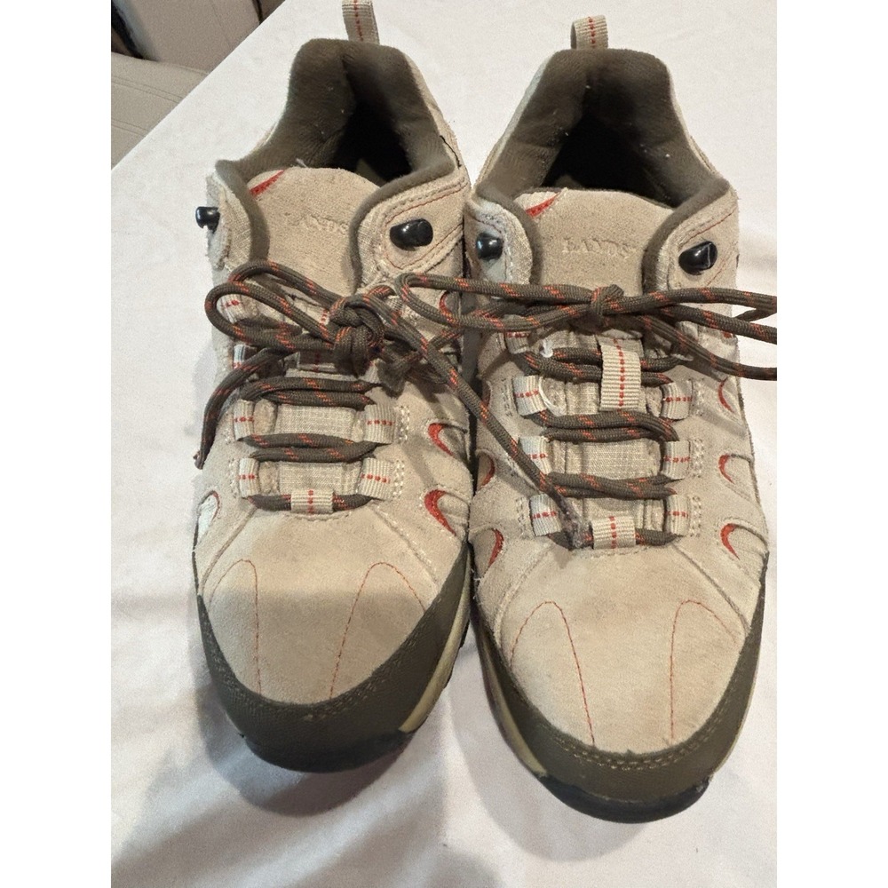 Lands End Womens Trekker Water Trail Hiking Boots Mesh Rubber Bungee Lacing Sz 9 - Picture 1 of 9